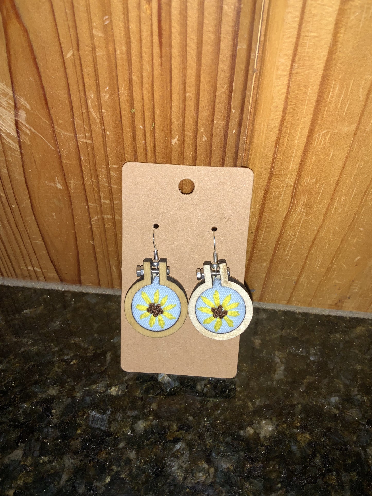 Mini Embroidery Earrings