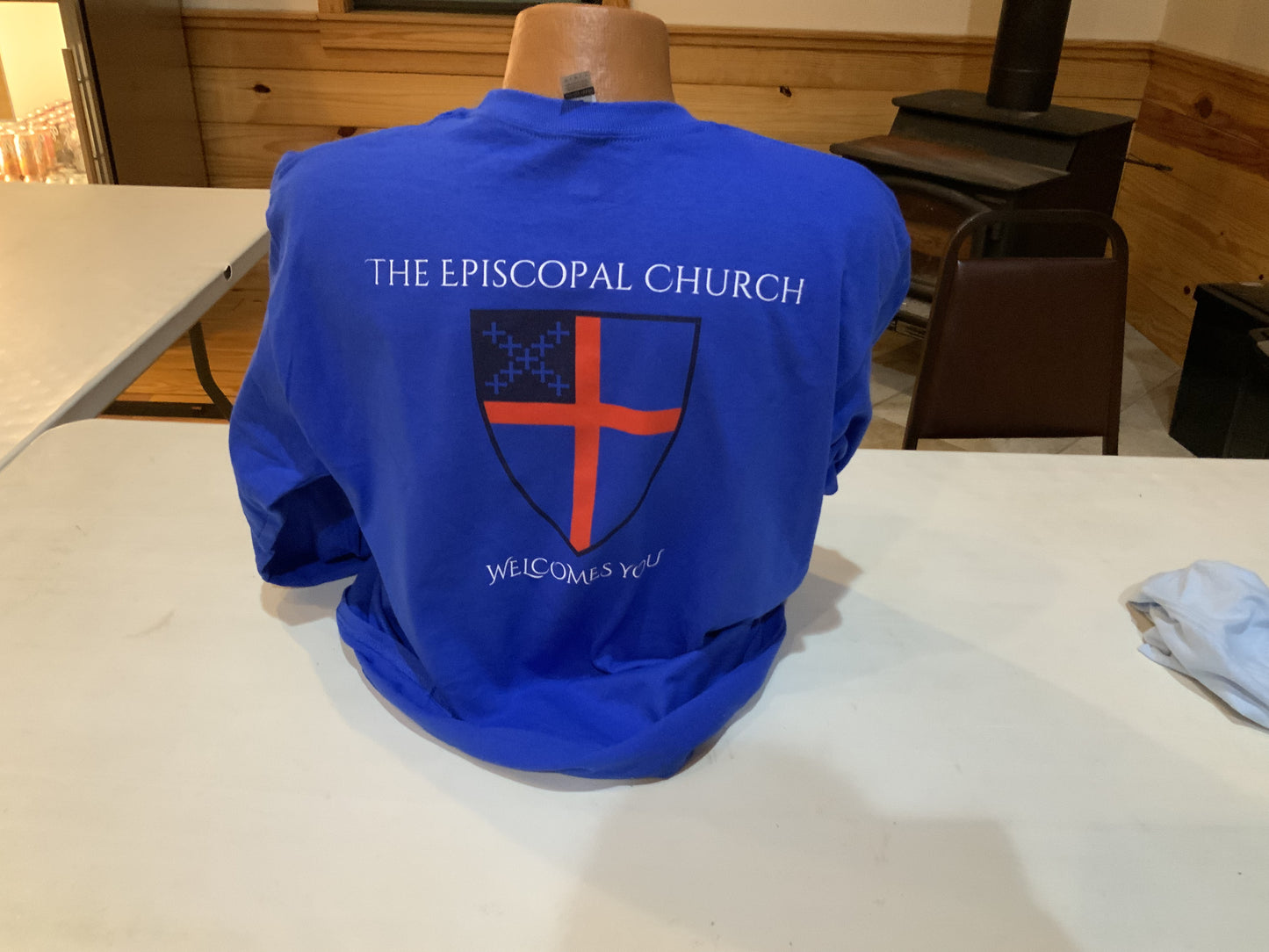 Long Sleeve Blue Episcopal Shirt