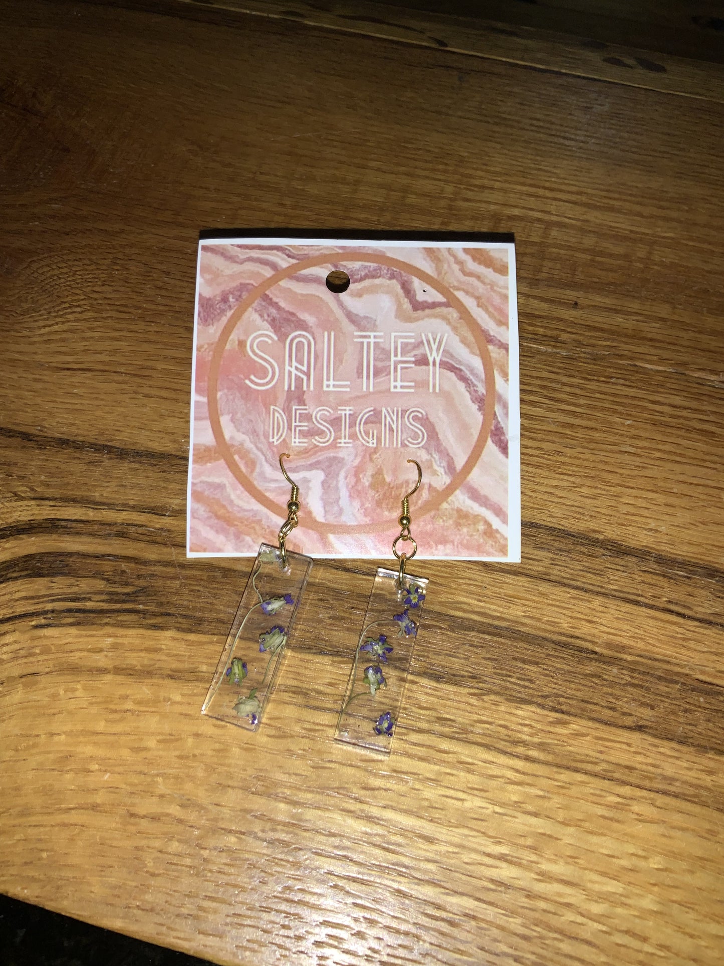 Resin Earrings by Jeneva