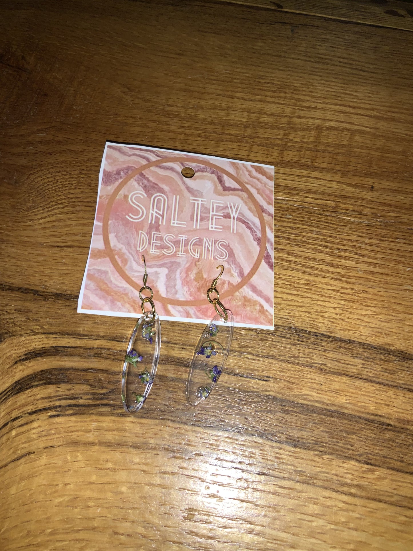 Resin Earrings by Jeneva