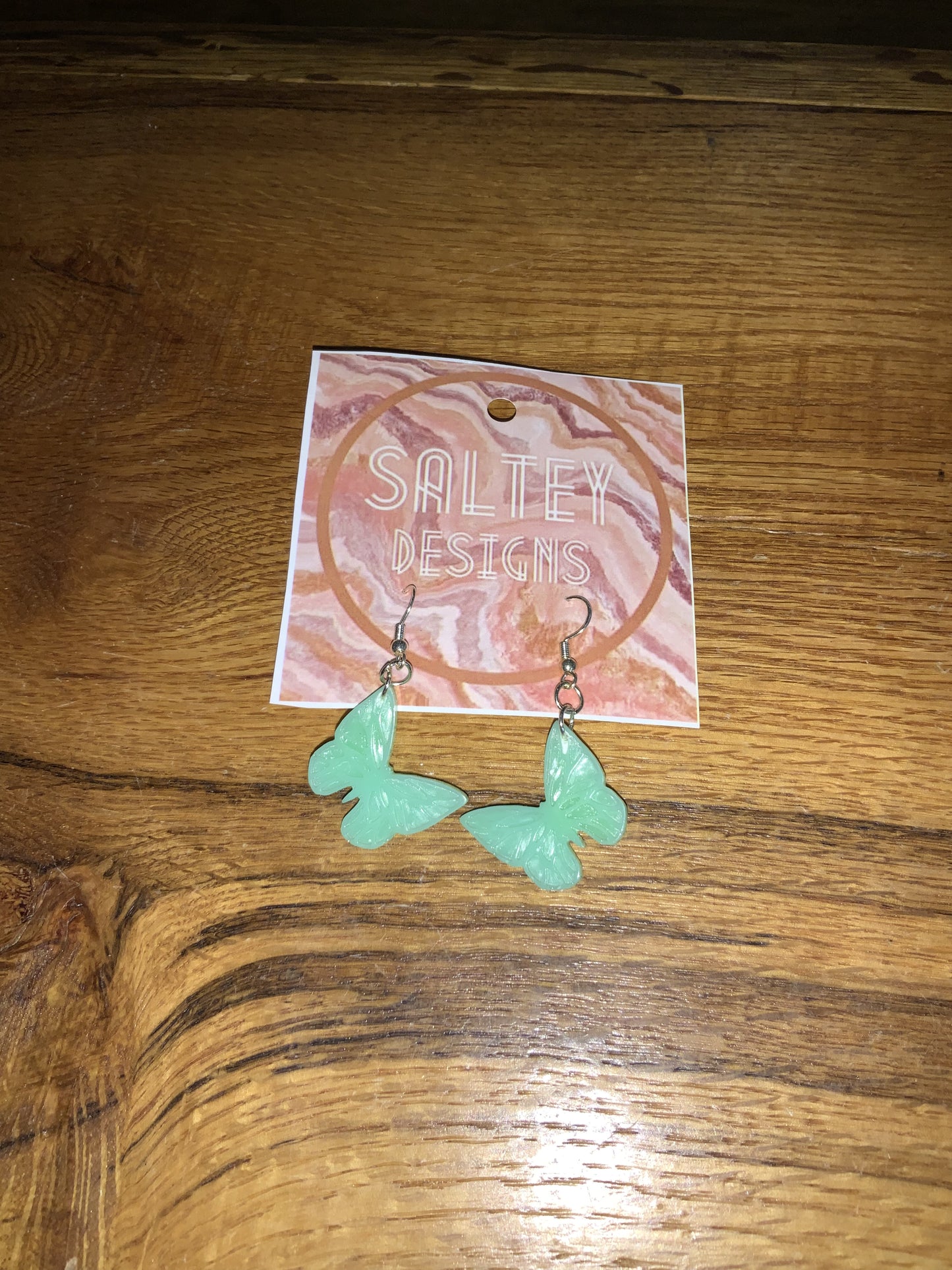 Resin Earrings by Jeneva