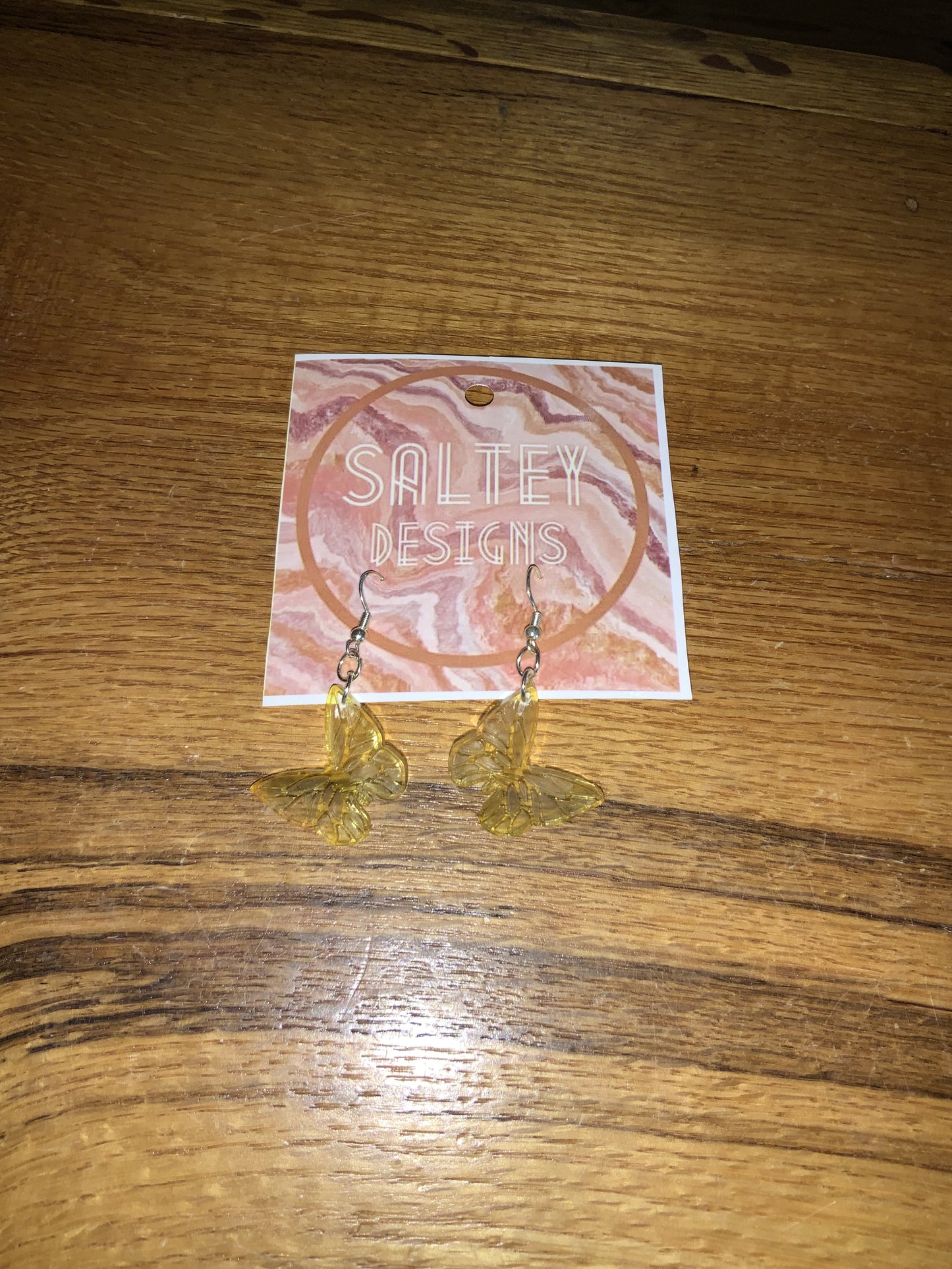 Resin Earrings by Jeneva