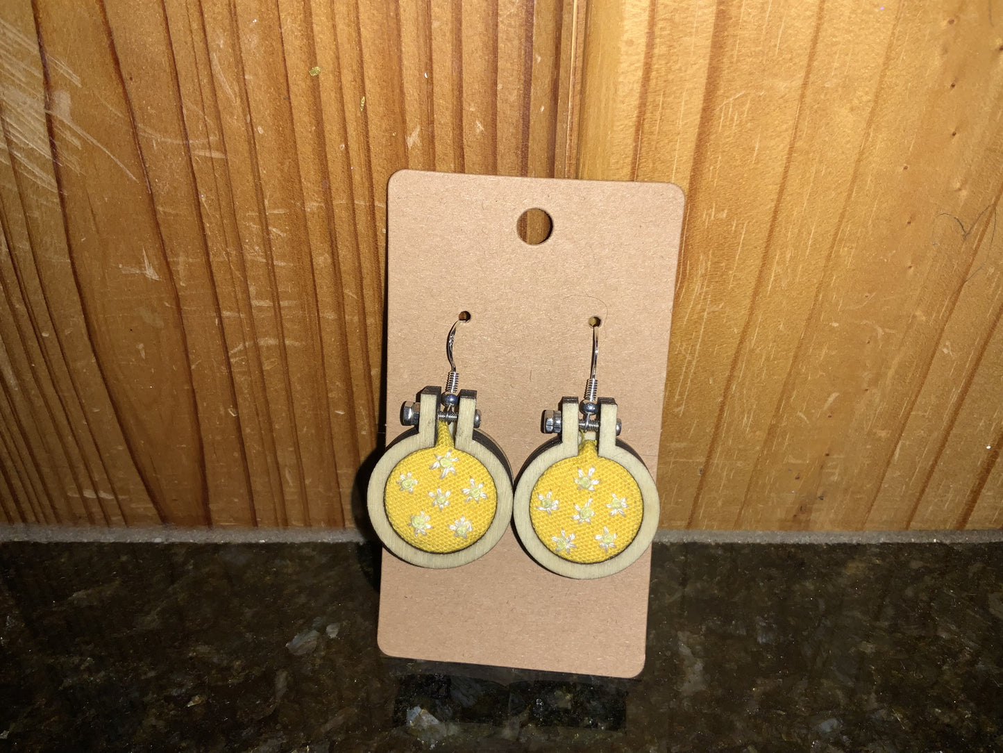 Mini Embroidery Earrings
