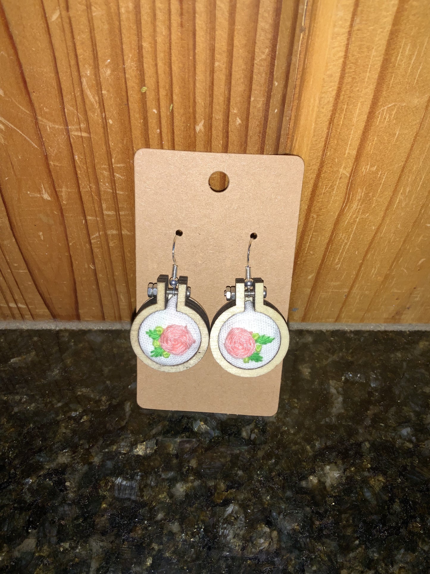 Mini Embroidery Earrings