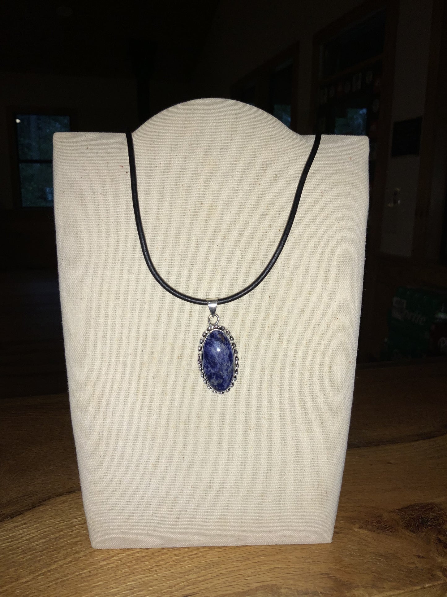 Terra Manasco Gemstone on leather