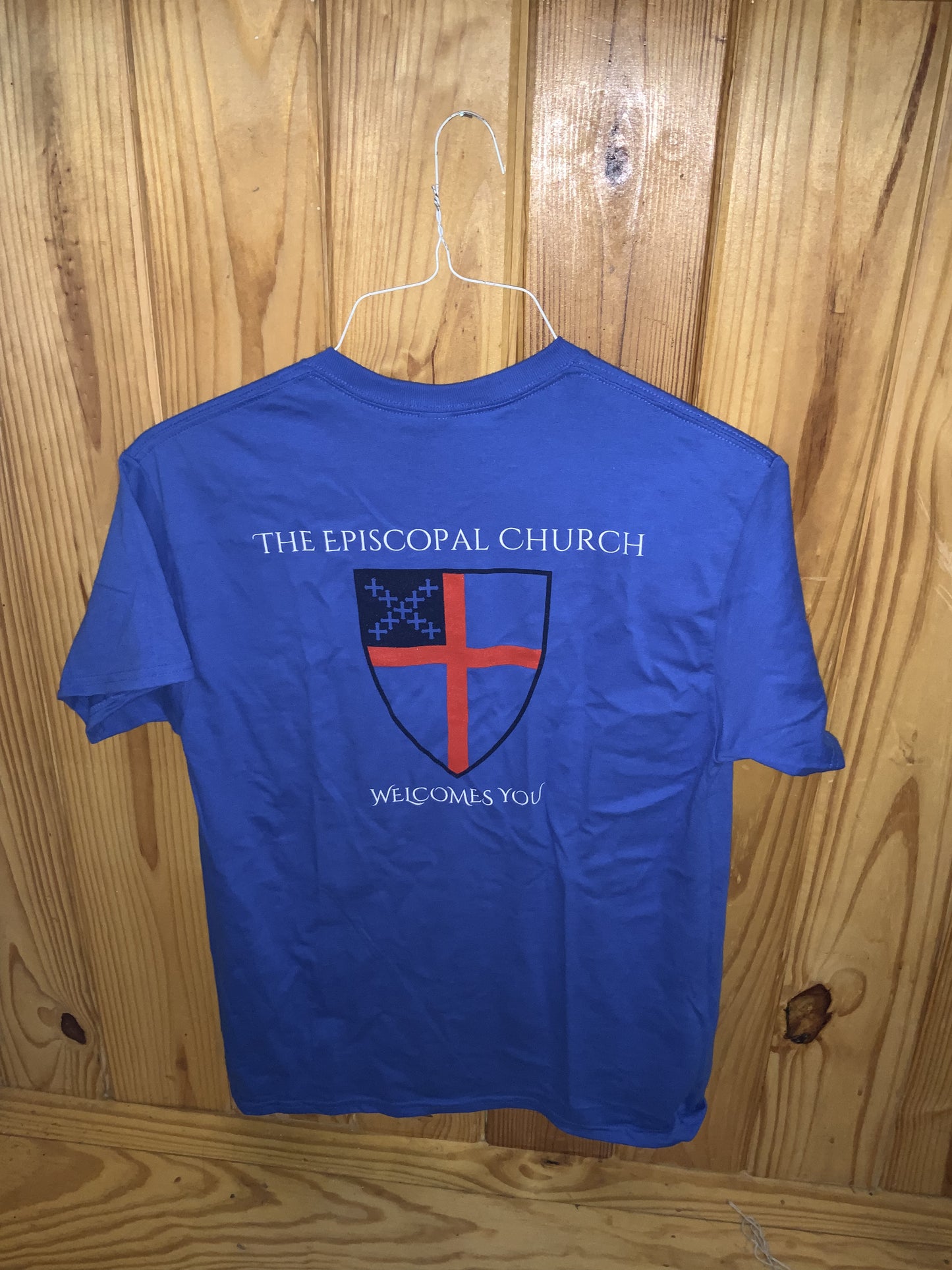 Short Sleeve Blue Episcopal Shirt