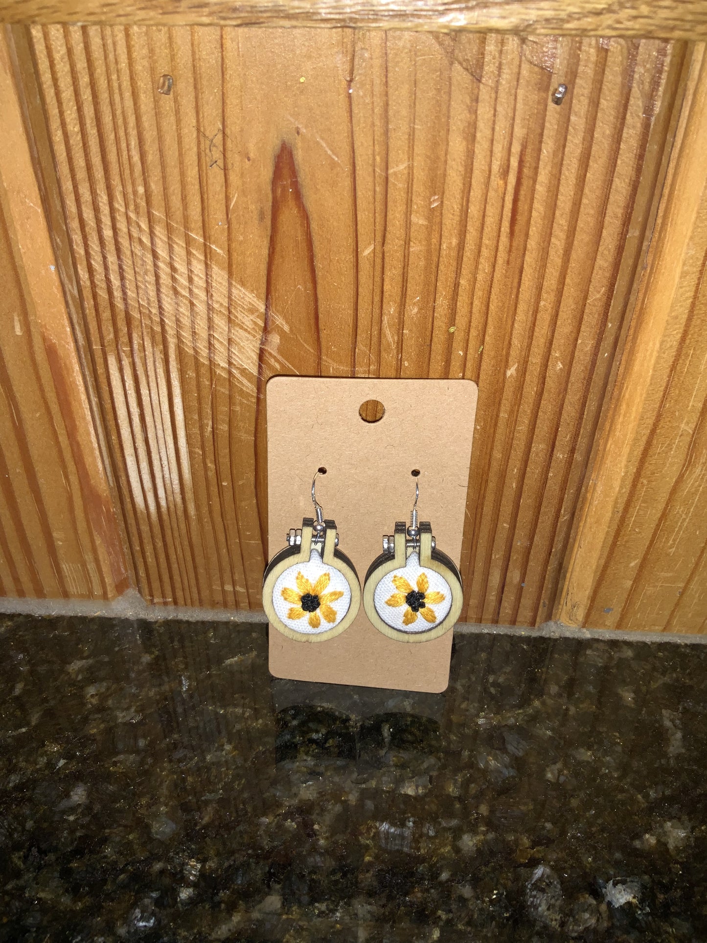 Mini Embroidery Earrings