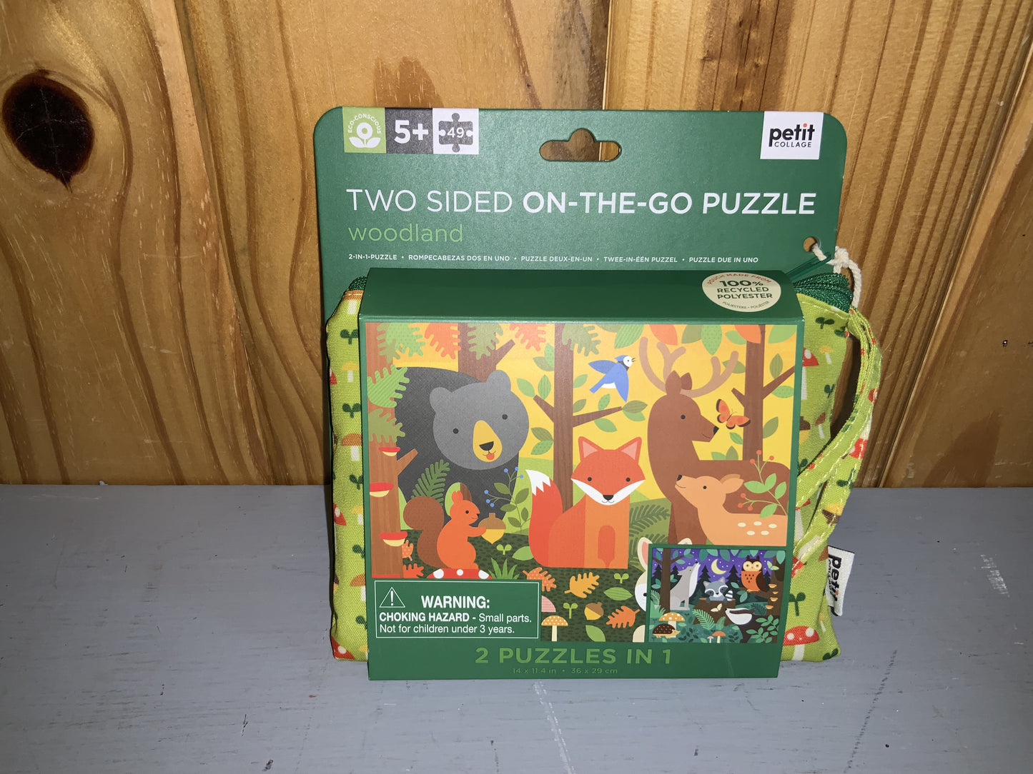 Woodland Two Sided Puzzle