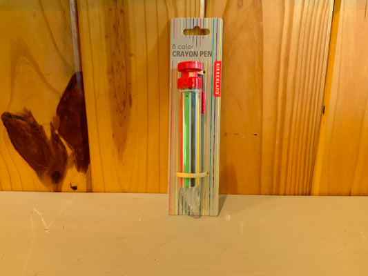 8 Color Crayon Pen