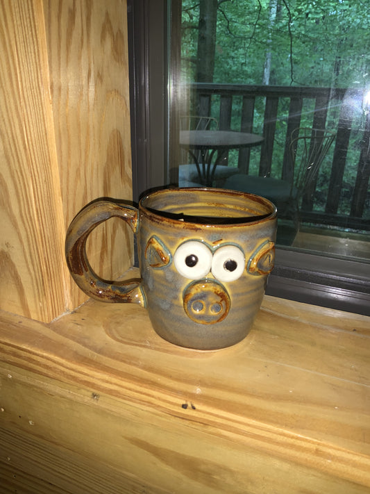 Nelson Studio Handmade Pig Mugs