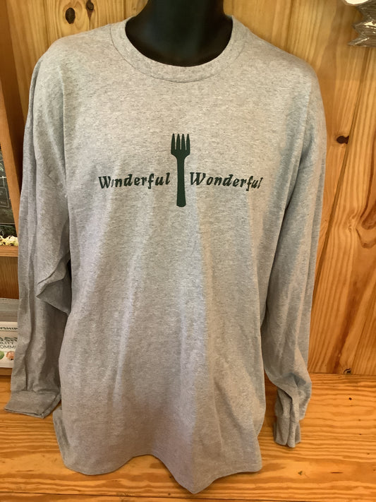 Long Sleeve "Wonderful, Wonderful" Fork  shirt by Nurse Stacey