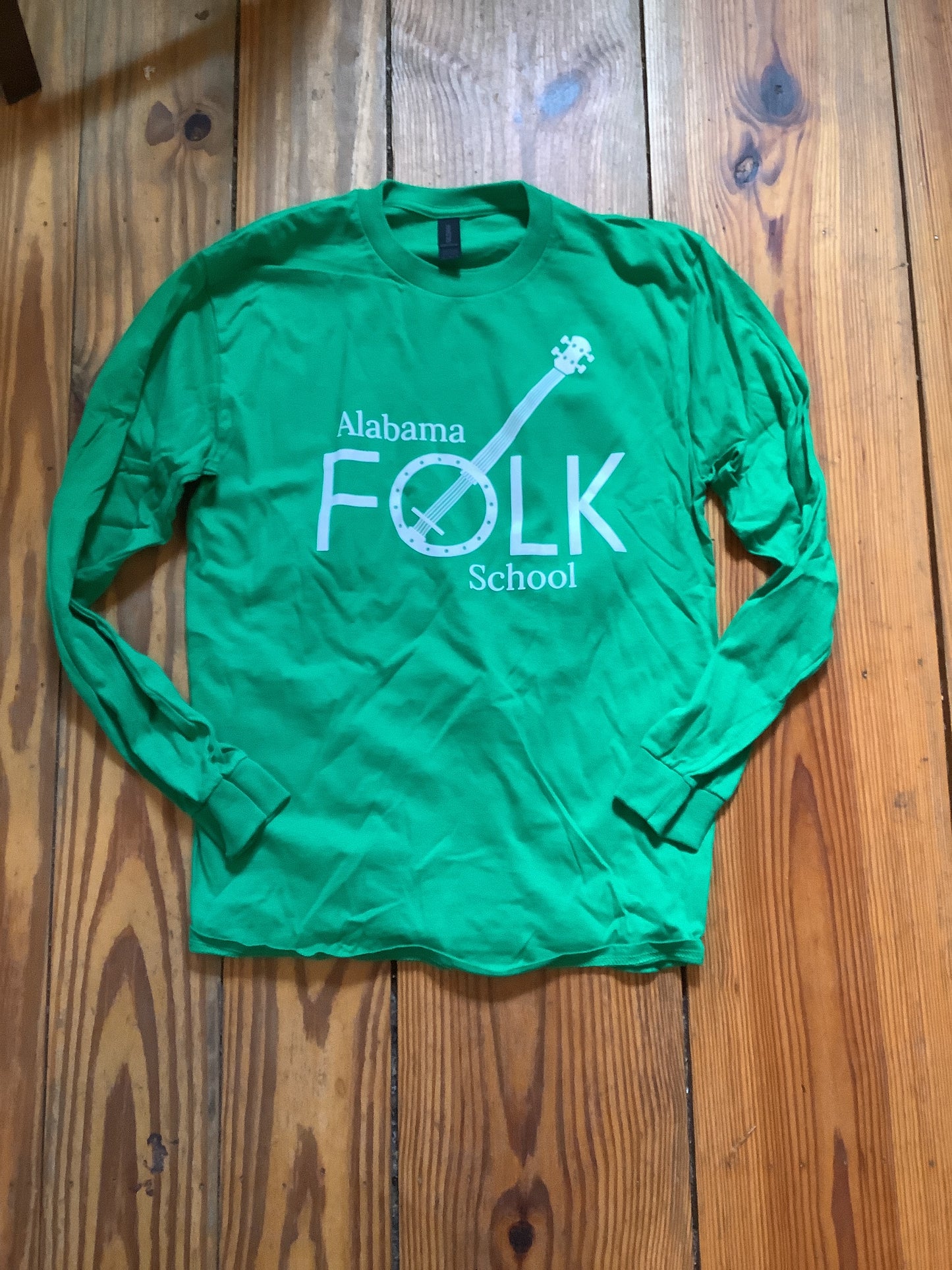 LS Green Folk Shirt