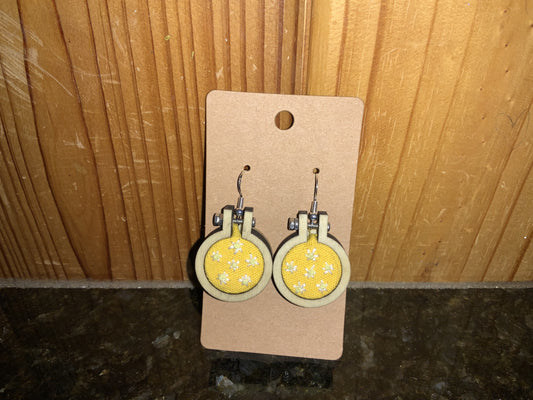 Mini Embroidery Earrings