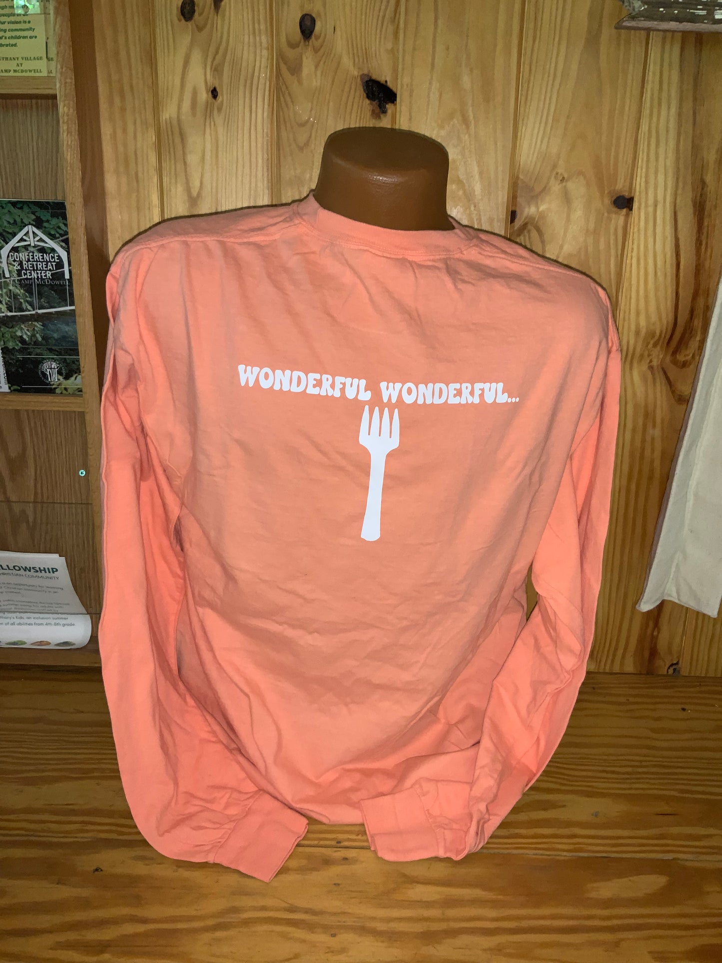 Long Sleeve "Wonderful, Wonderful" Fork  shirt by Nurse Stacey