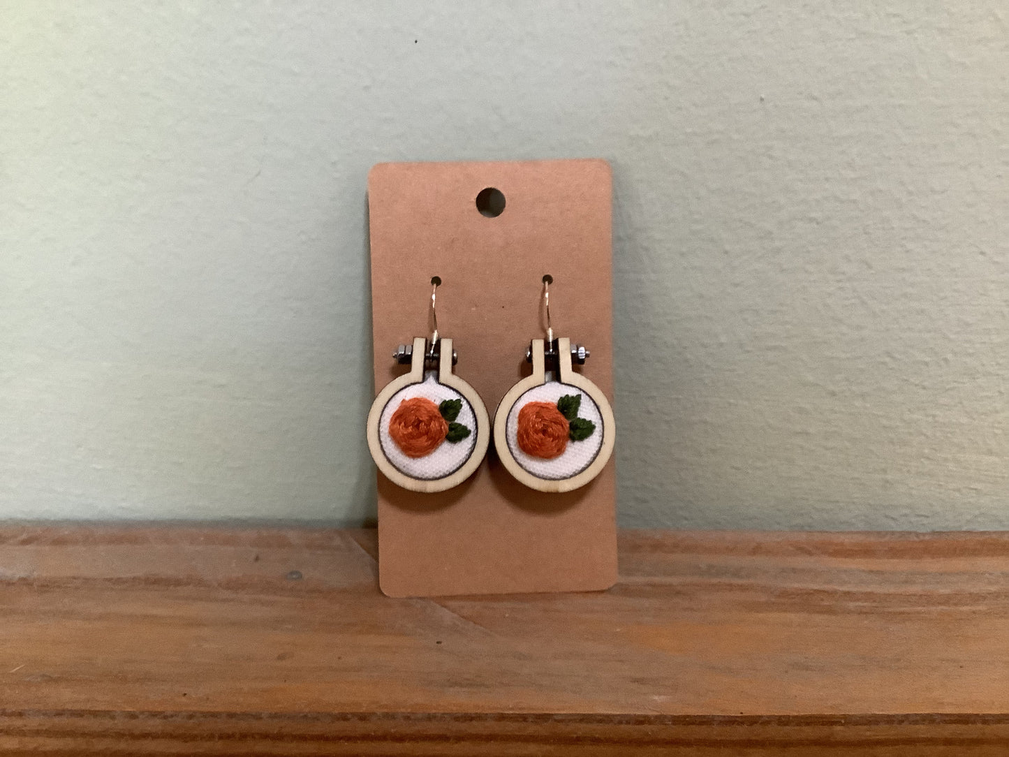 Mini Embroidery Earrings