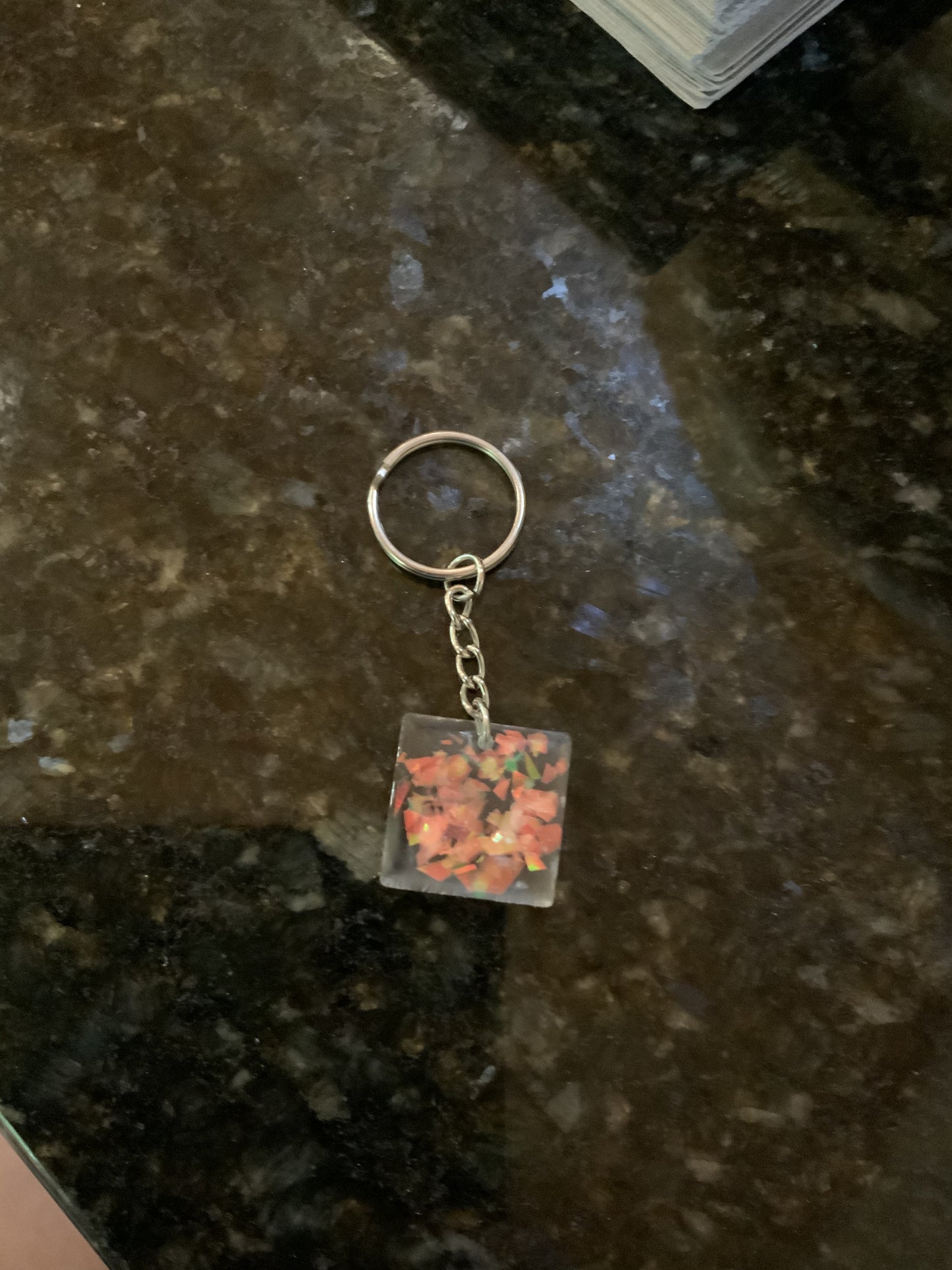 Resin keychains
