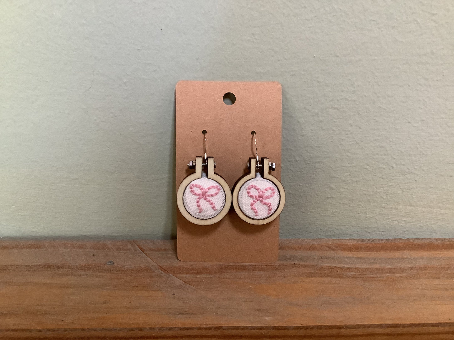 Mini Embroidery Earrings