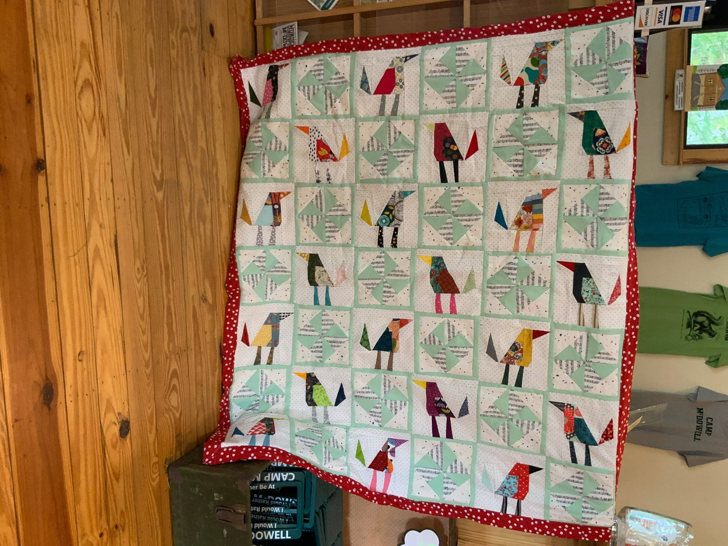Songbird Quilted Throw