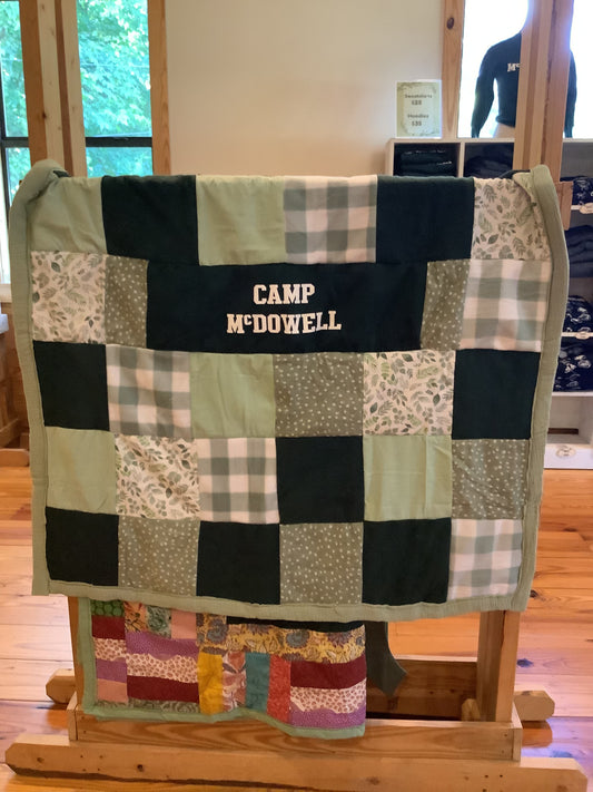 Camp McDowell Baby Blanket